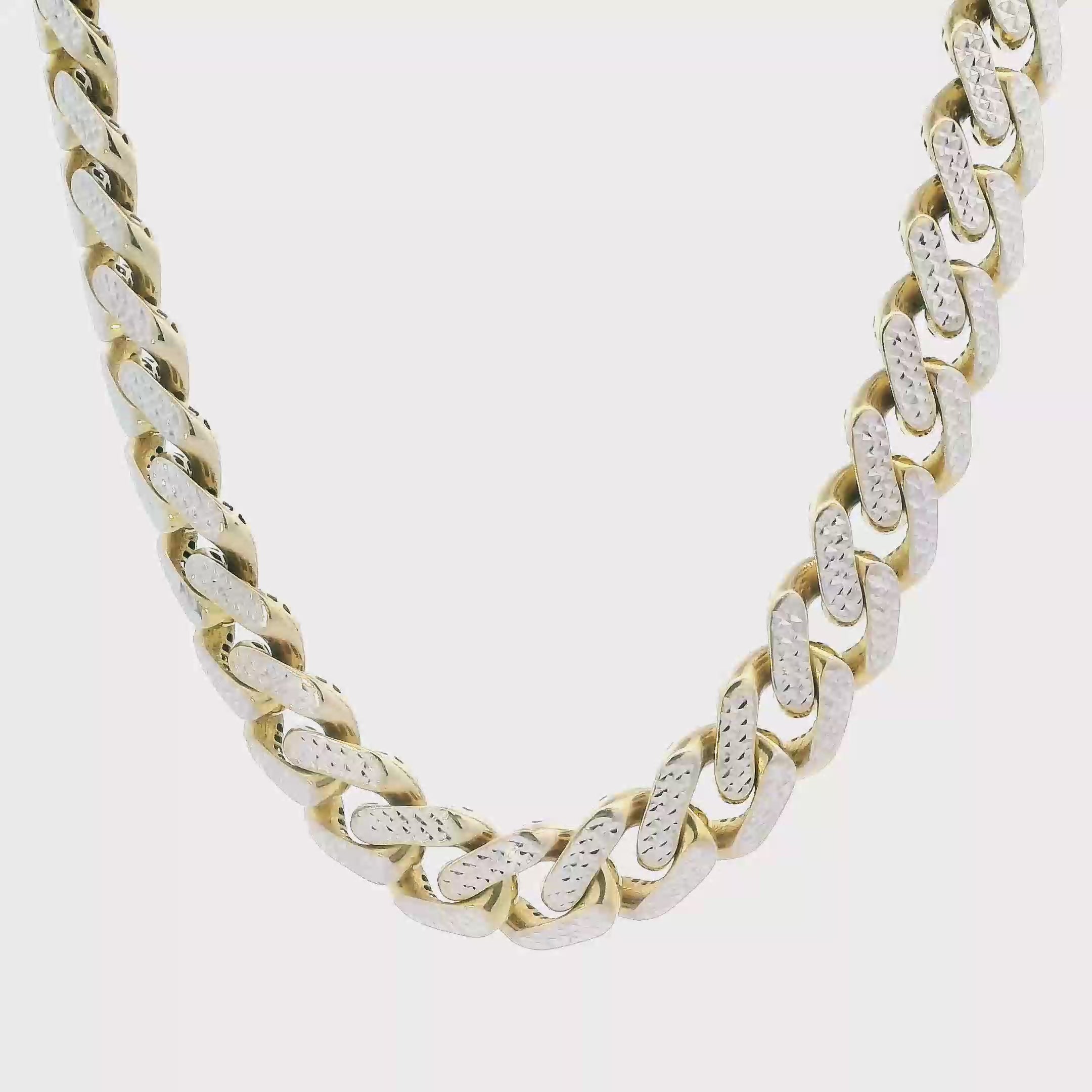 10K Yellow & White Gold 24