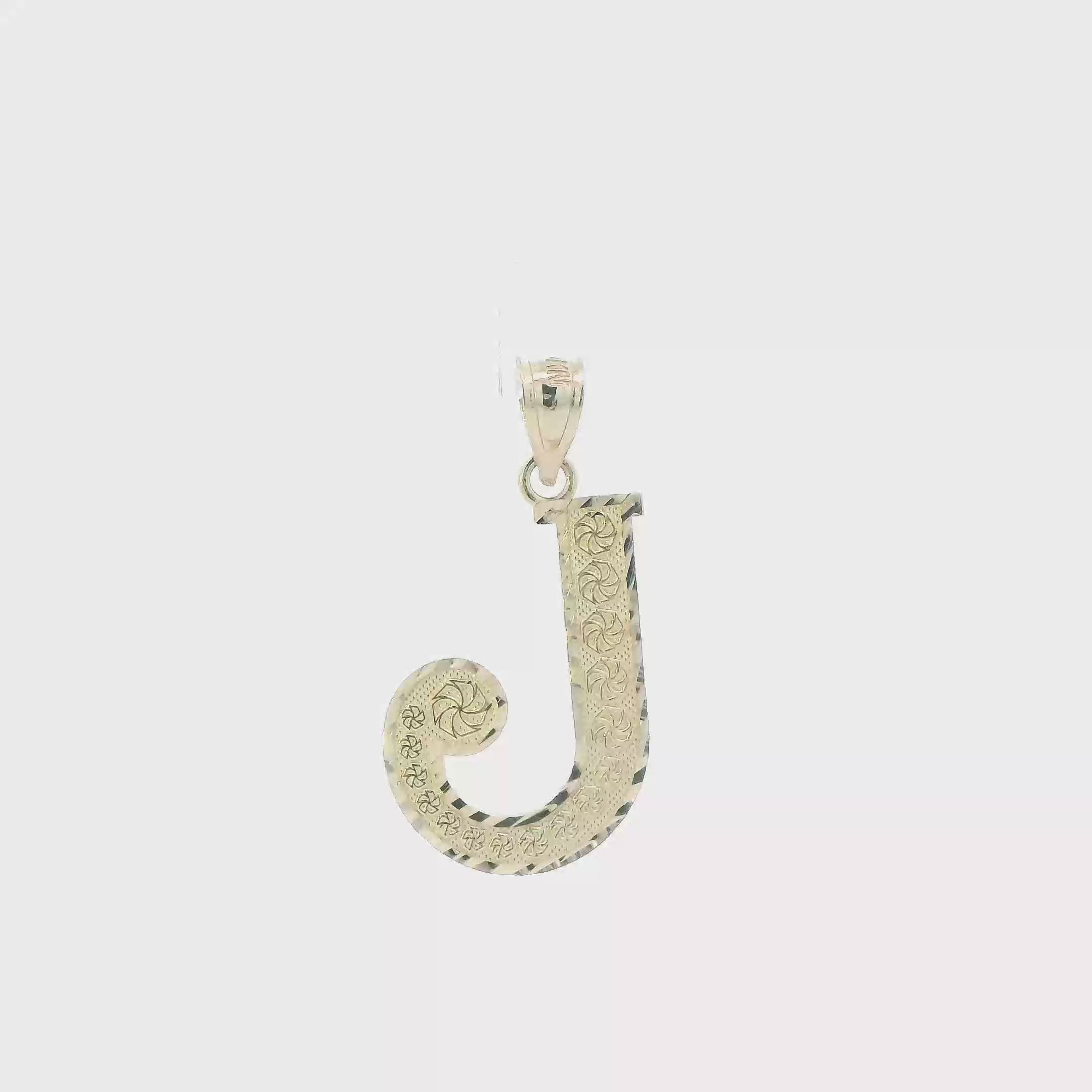10K Yellow Gold Letter 