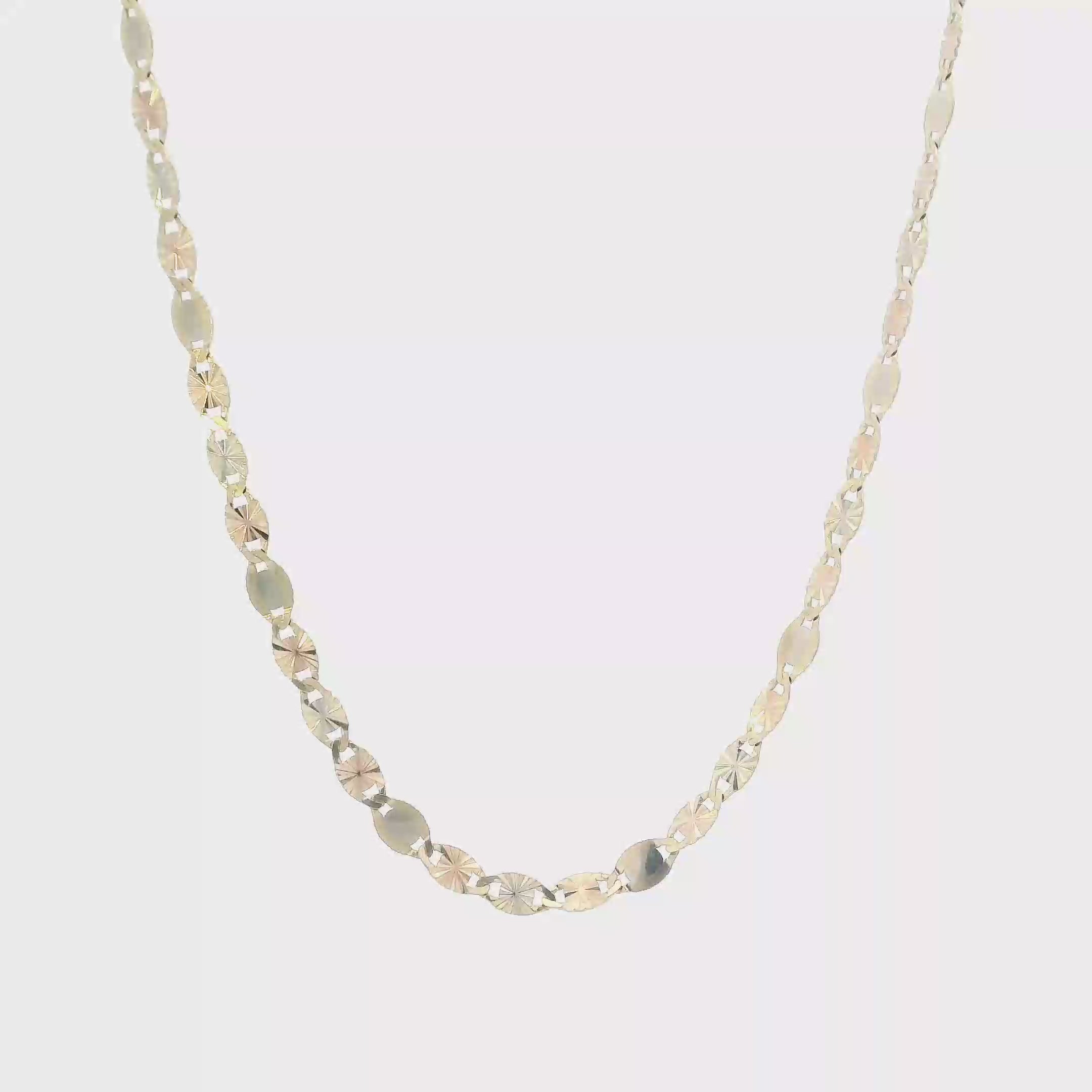 14K Tri Color Gold 24