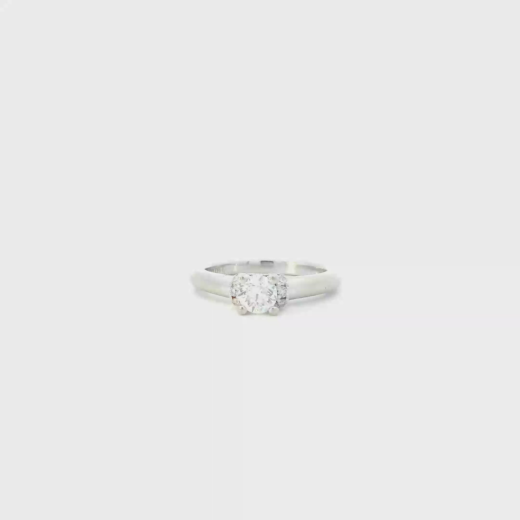 14K White Gold Diamond 