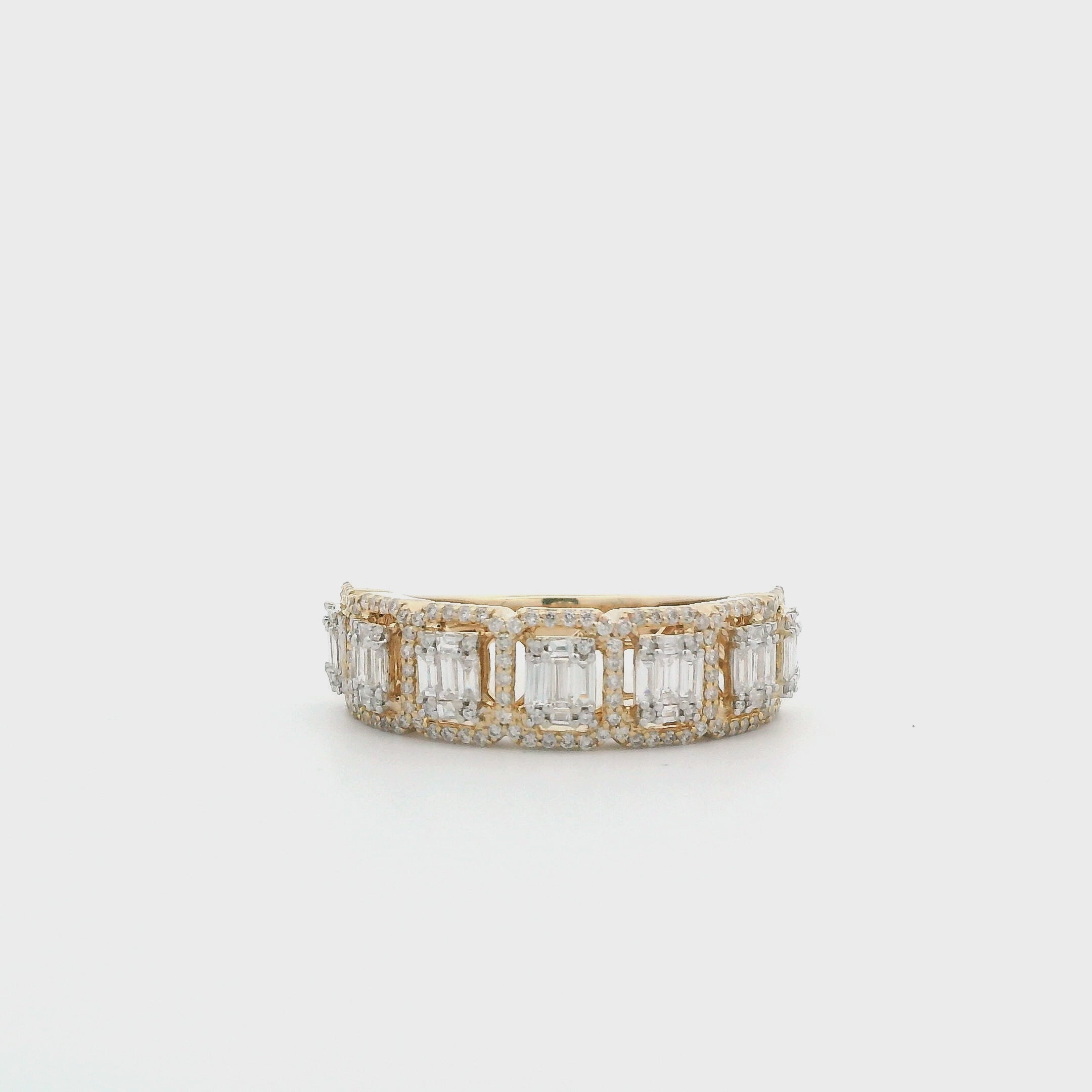 14K Yellow Gold Diamond Ring - 0.29ct