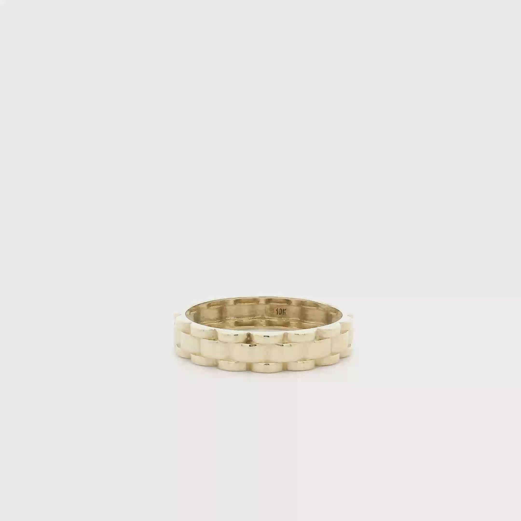 10K Yellow Gold Rolex Men's Band
