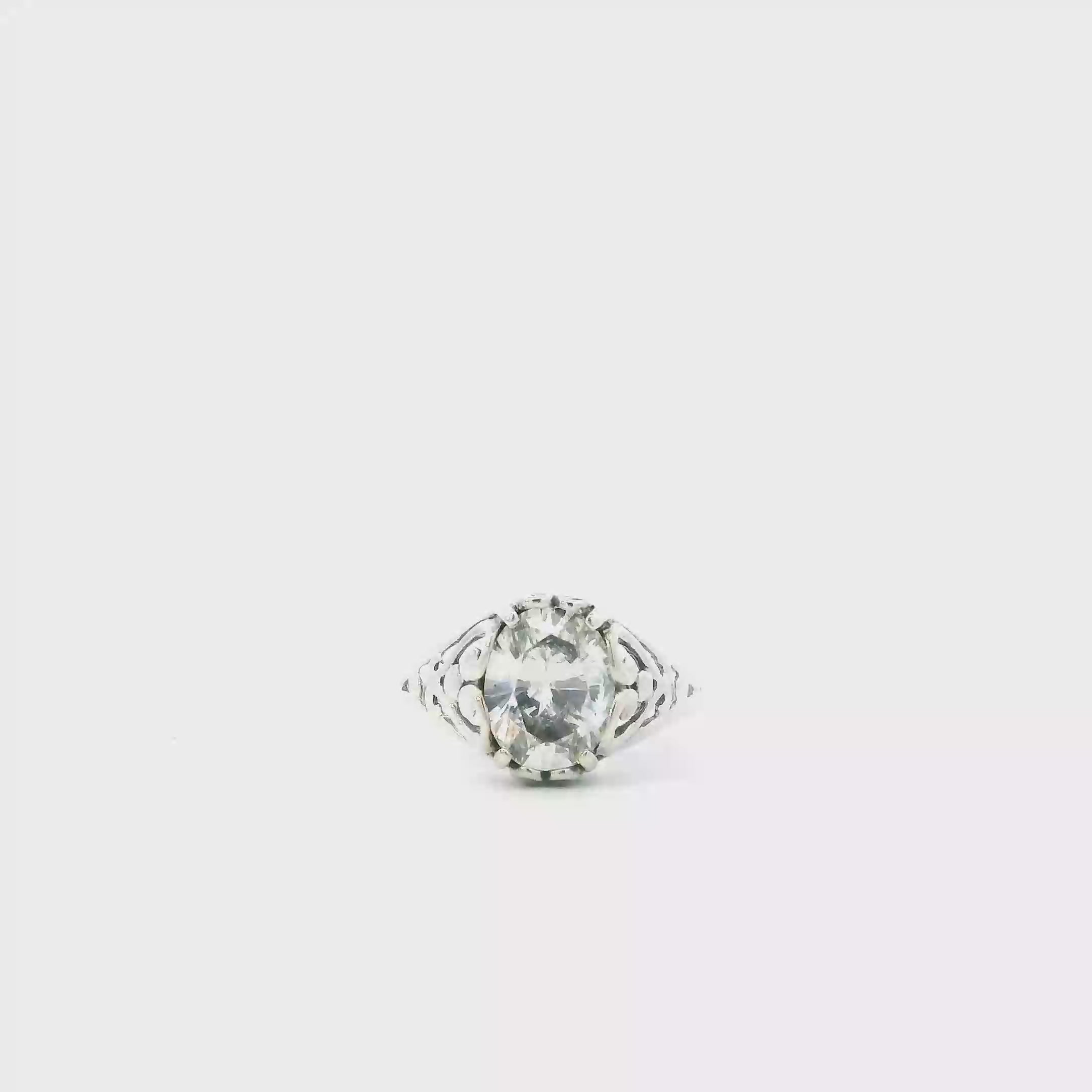 Kabana Sterling Silver Filigree Women's Ring