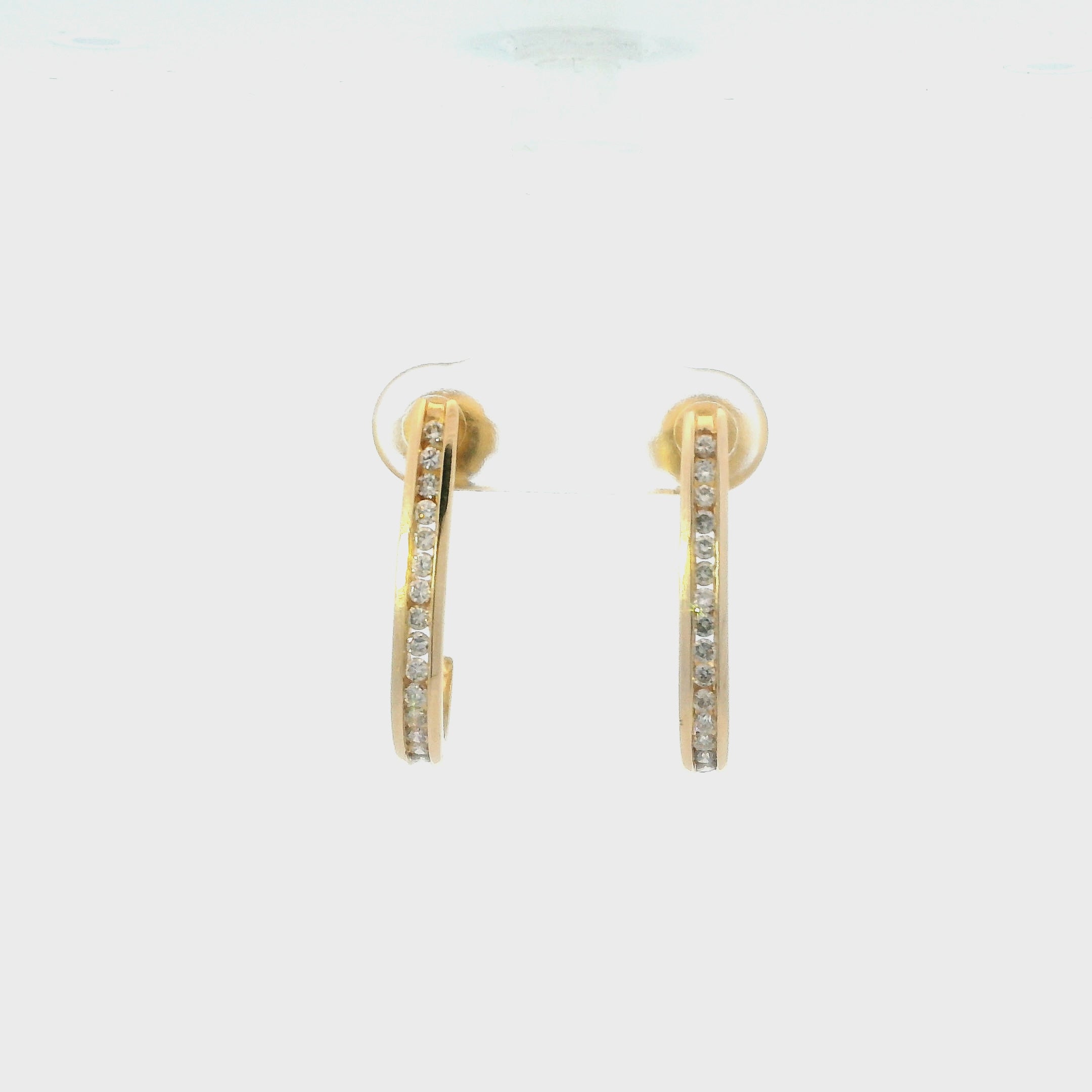 14K Yellow Gold Diamond 