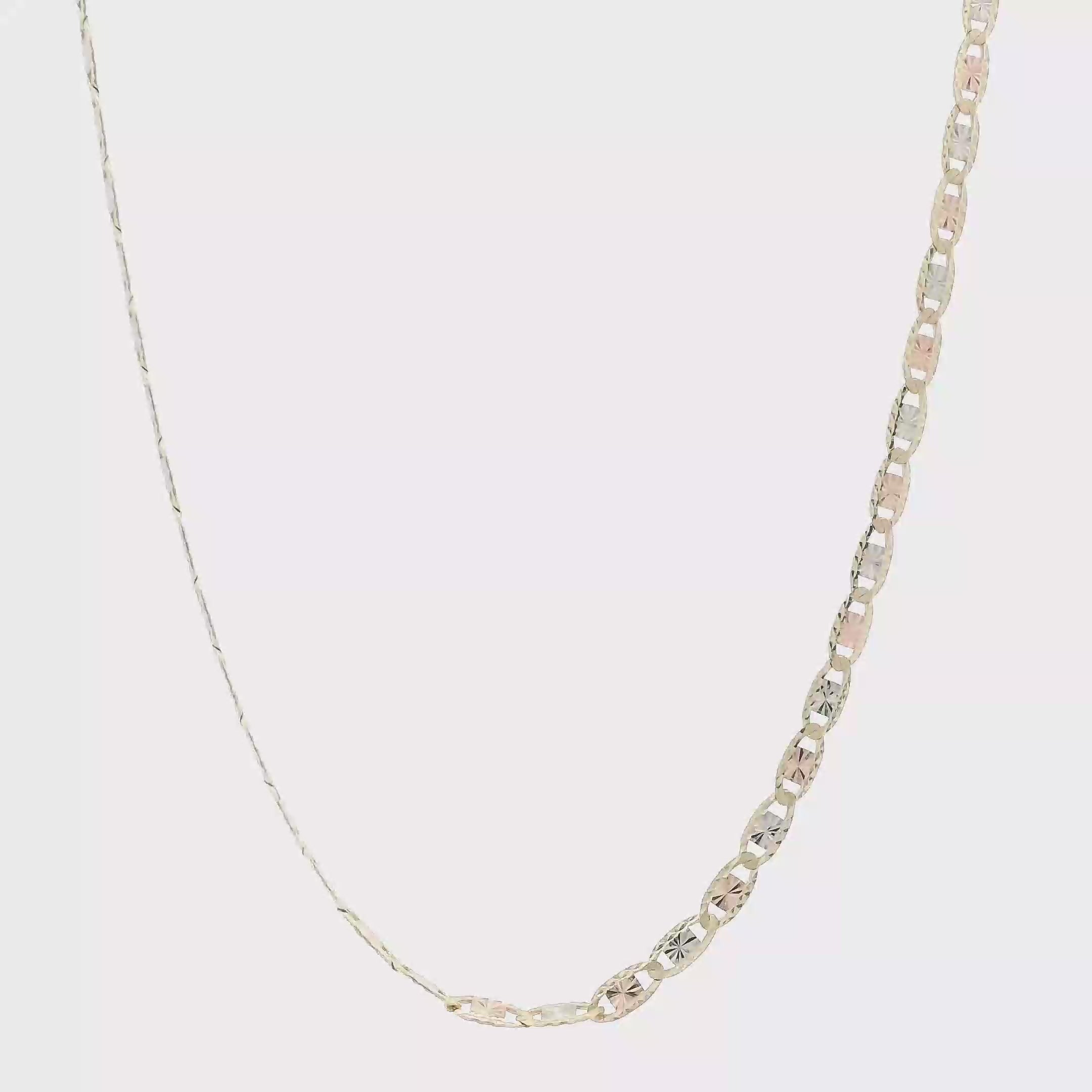 14K Tri Color Gold 23.5