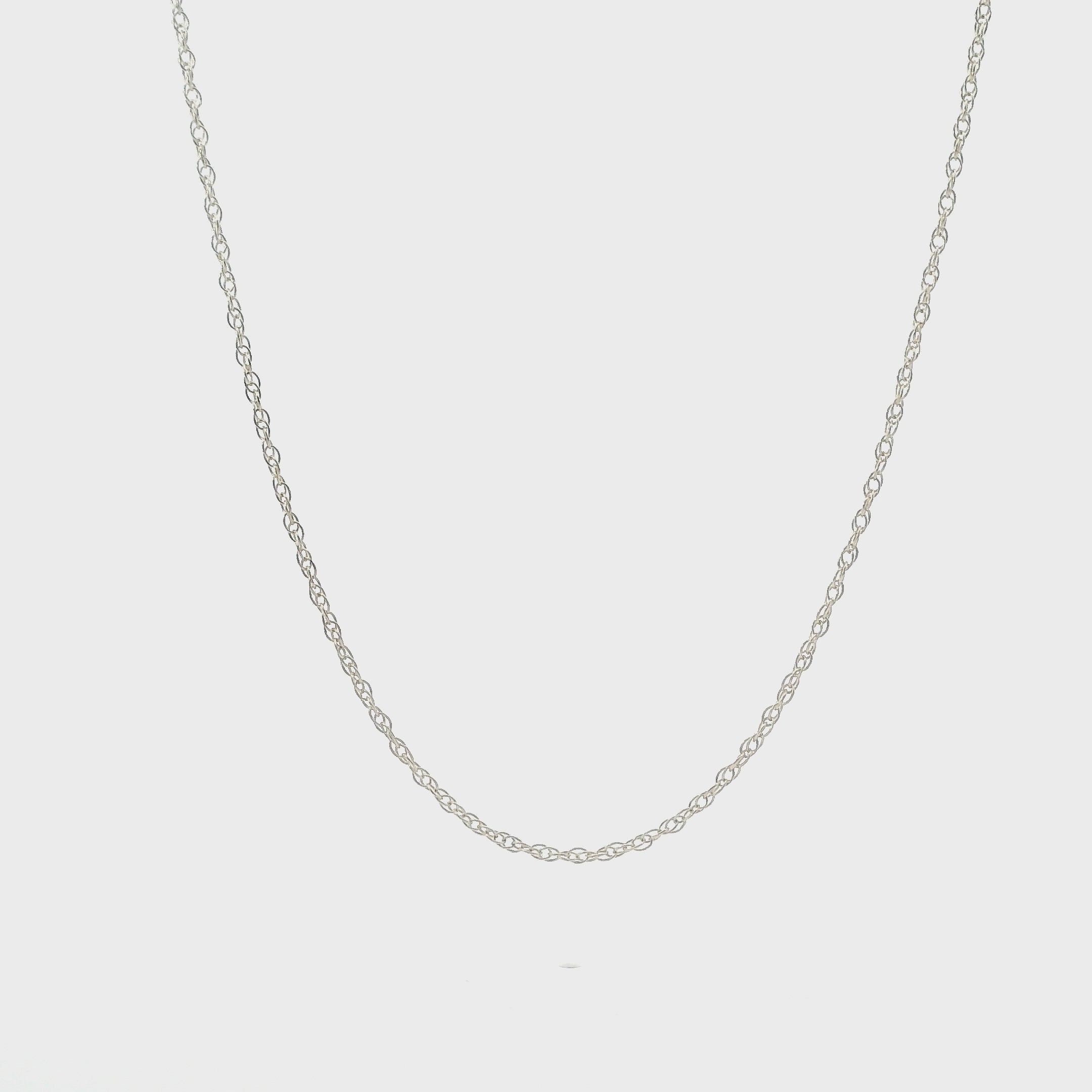 14K White Gold 19