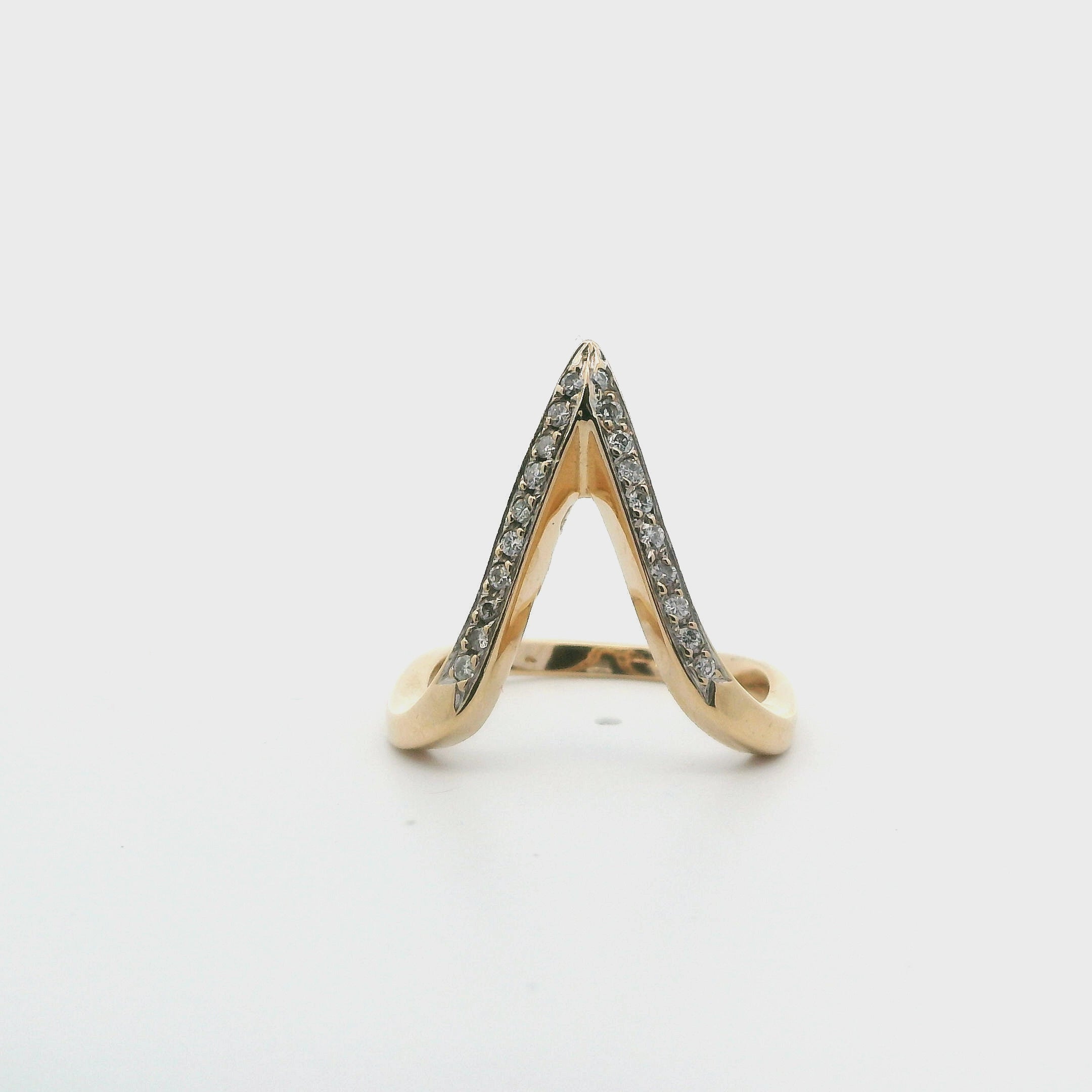 14K Yellow Gold Diamond 