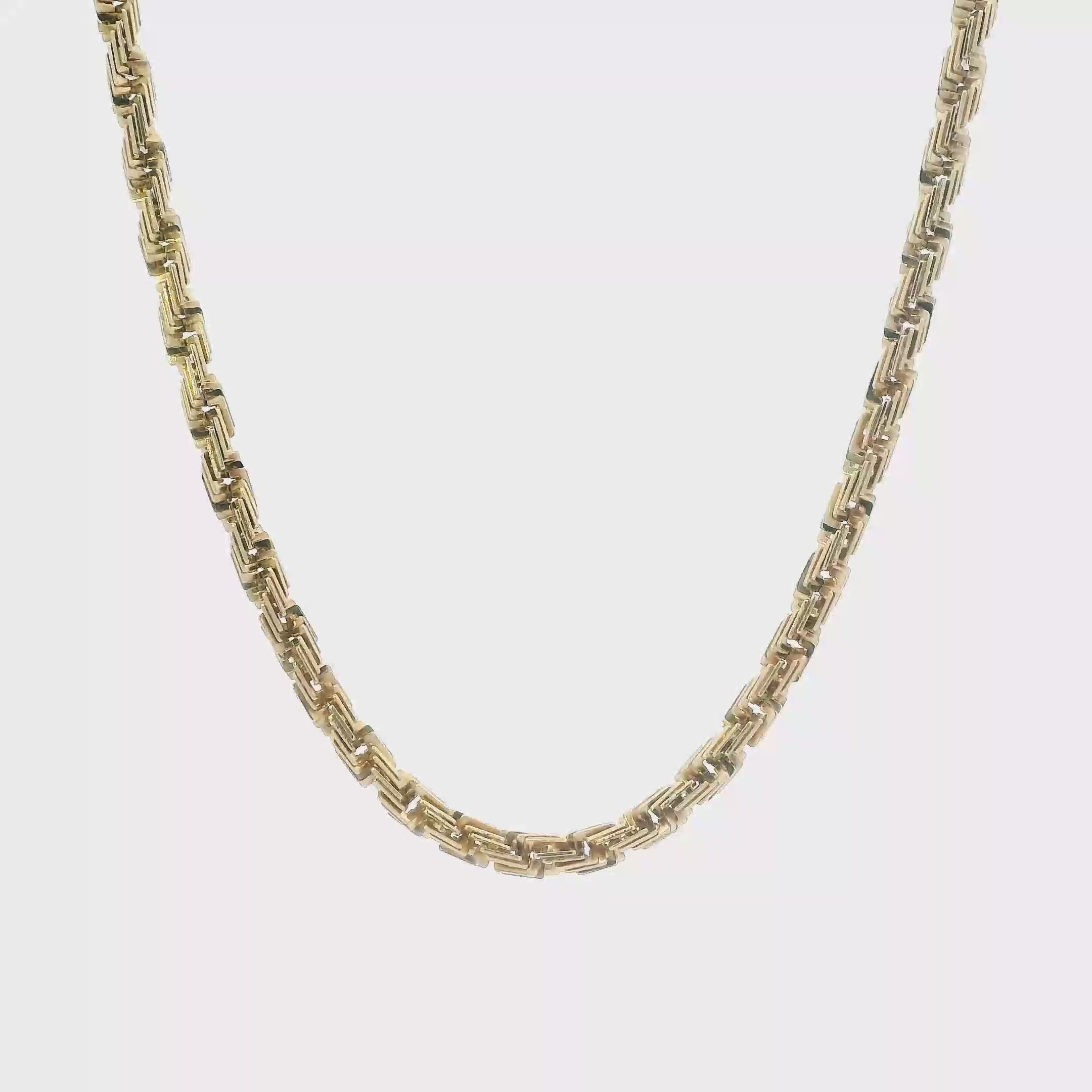 14K Yellow Gold 17.5