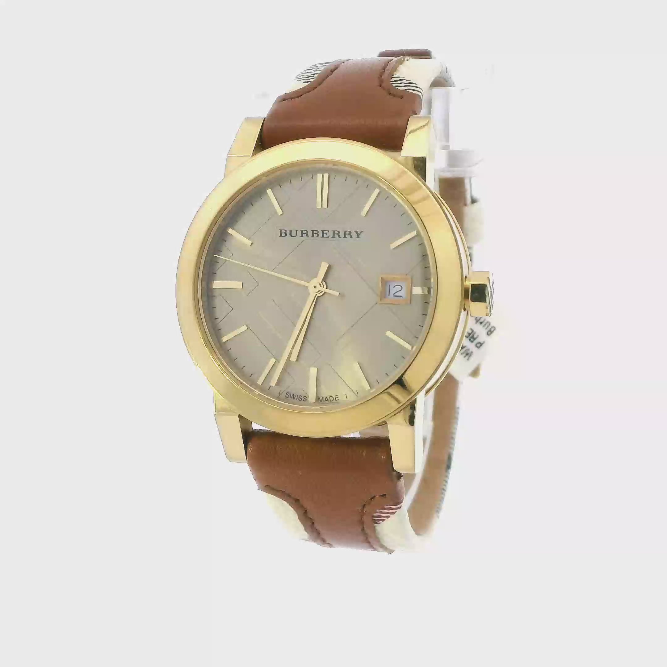 Burberry Watch the City Haymarket Brown Ladies Wristwatch - BU9133