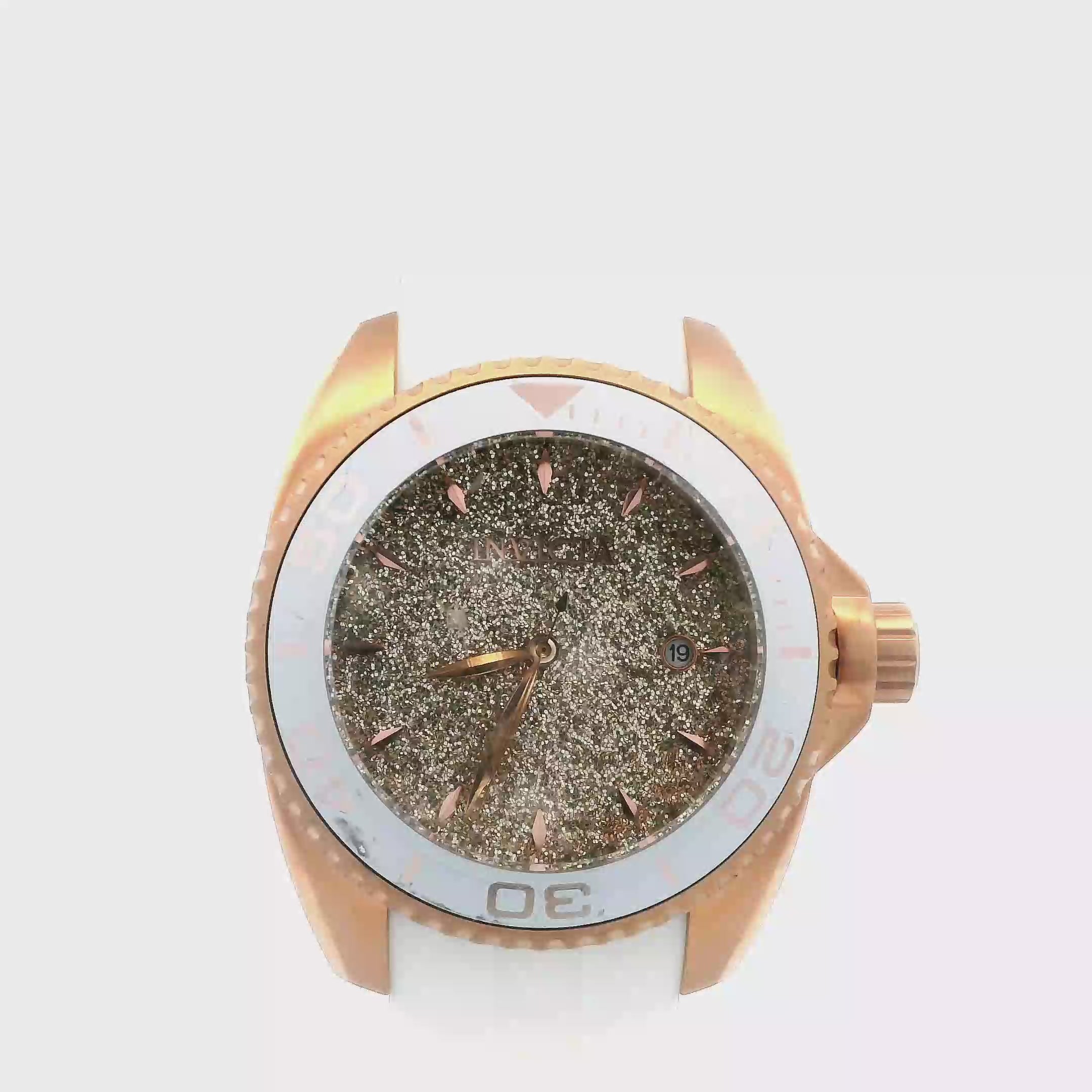 Invicta Glittery Rose Ladies Quartz Wrist Watch