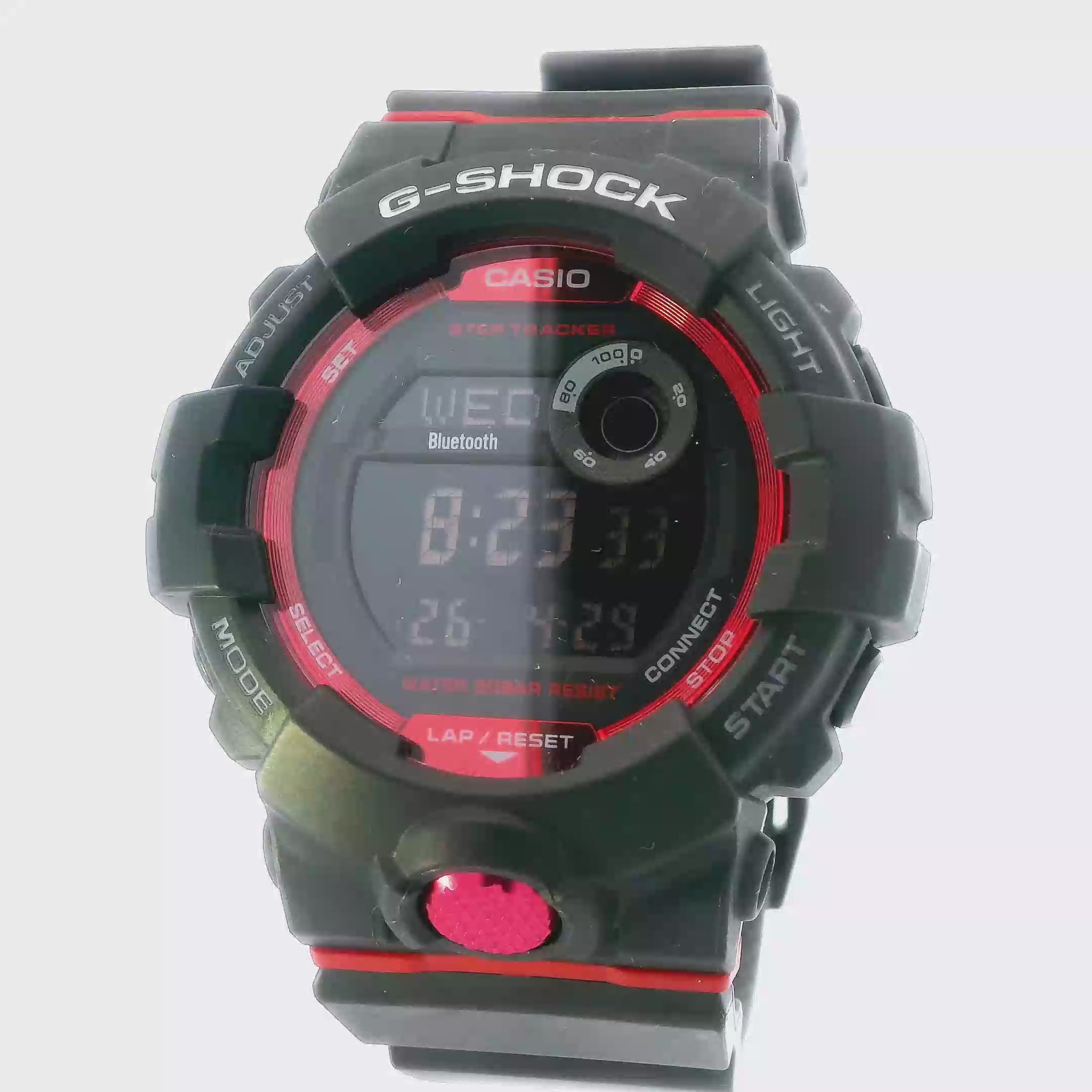 G-Shock Move Red & Black Wristwatch - GBD-800