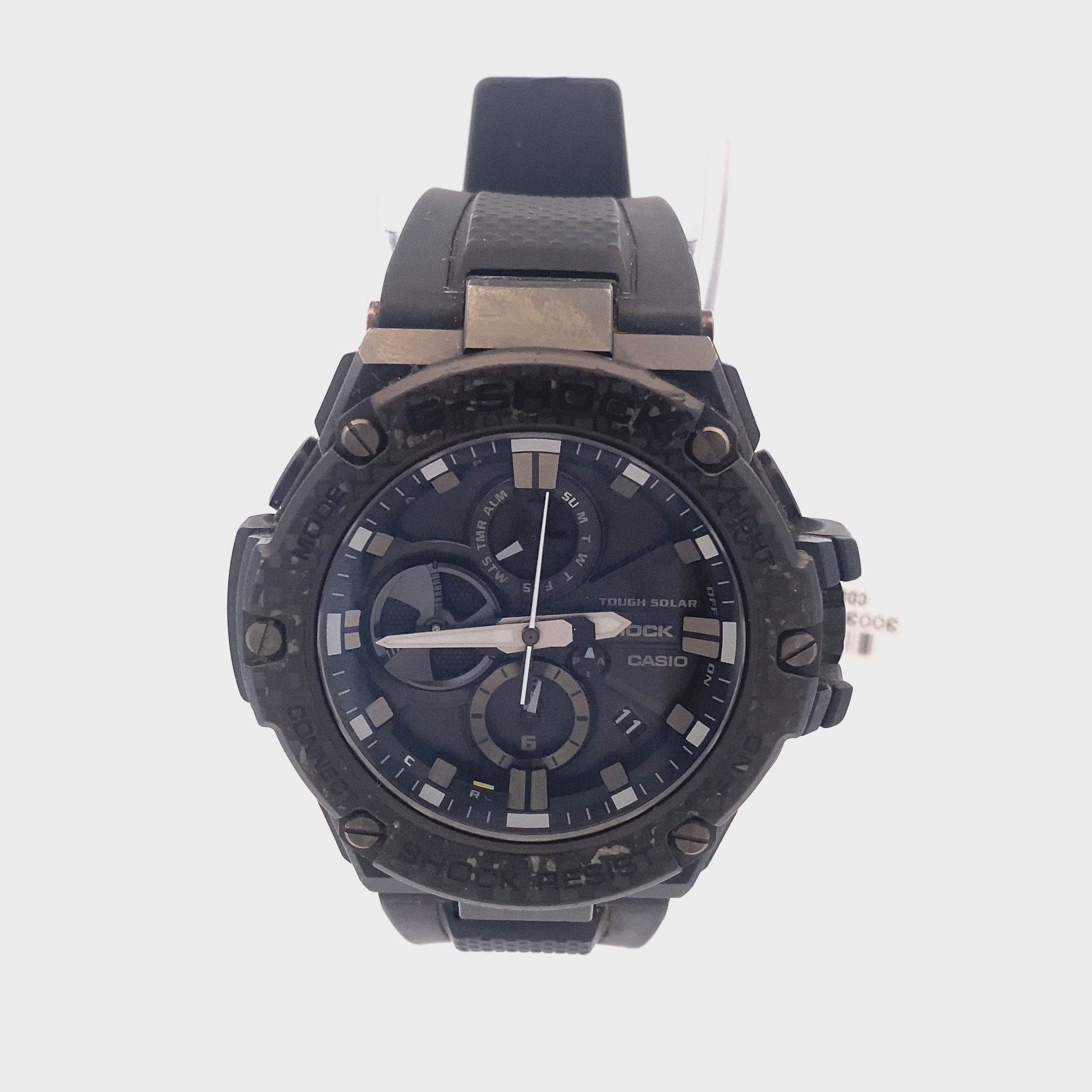 Casio G-Shock Black and Carbon Colorway GSTB100X-1A