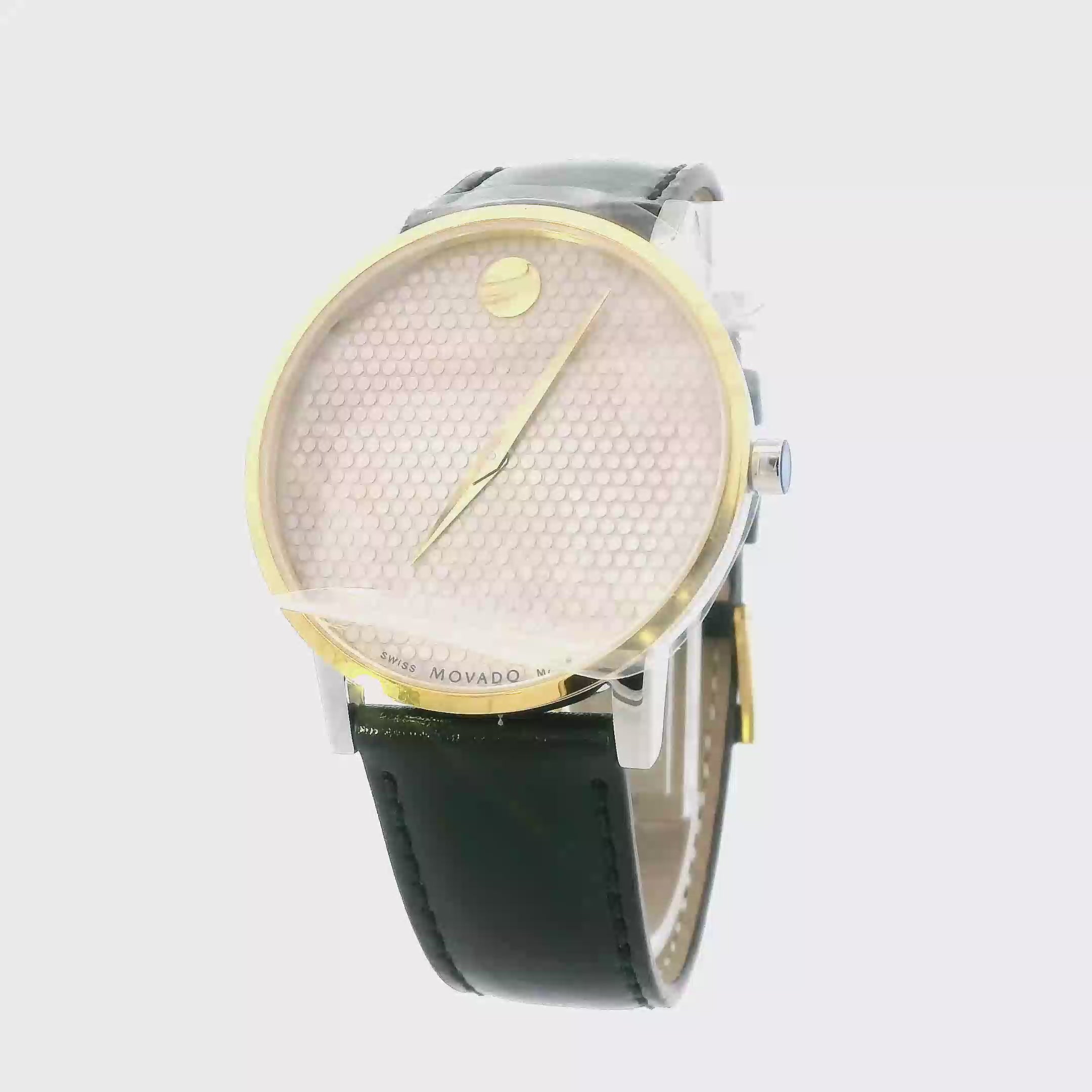 Movado Museum Dot Pattern Face Mens Wristwatch - 0607800