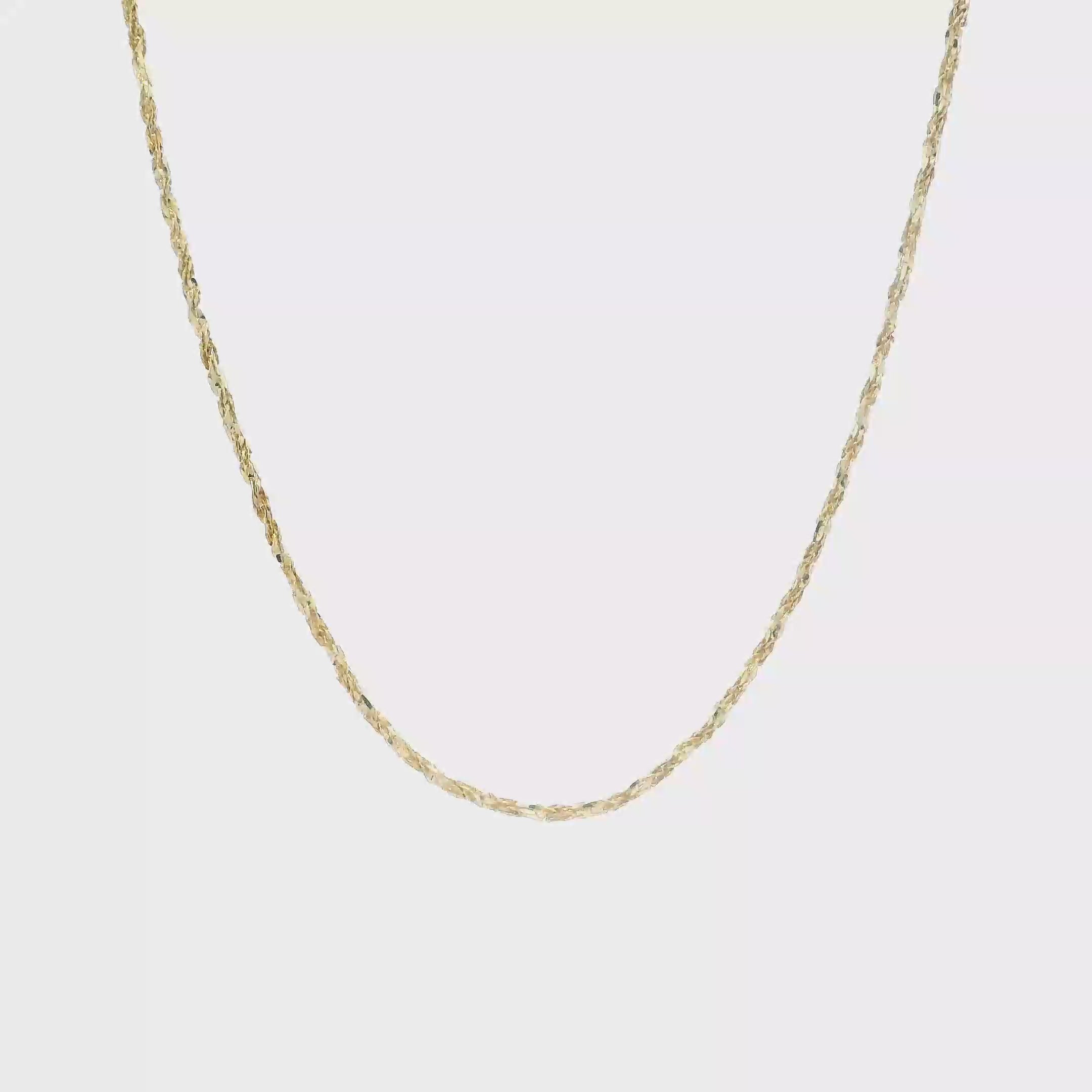 14K Yellow Gold 17.5