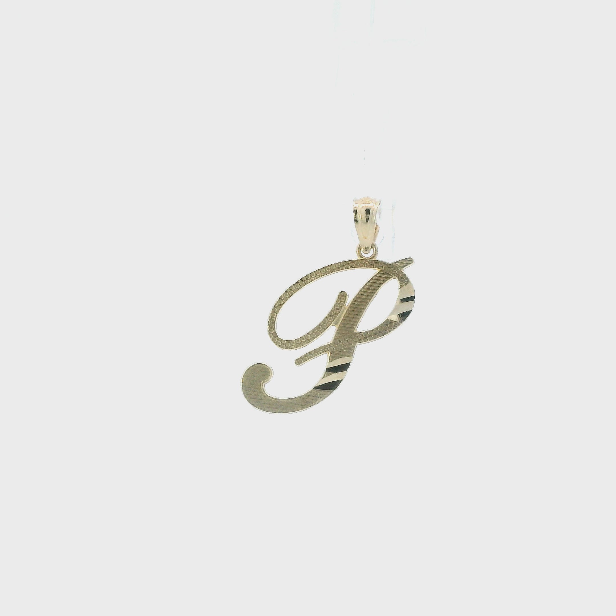 10K Yellow Gold DC Letter 