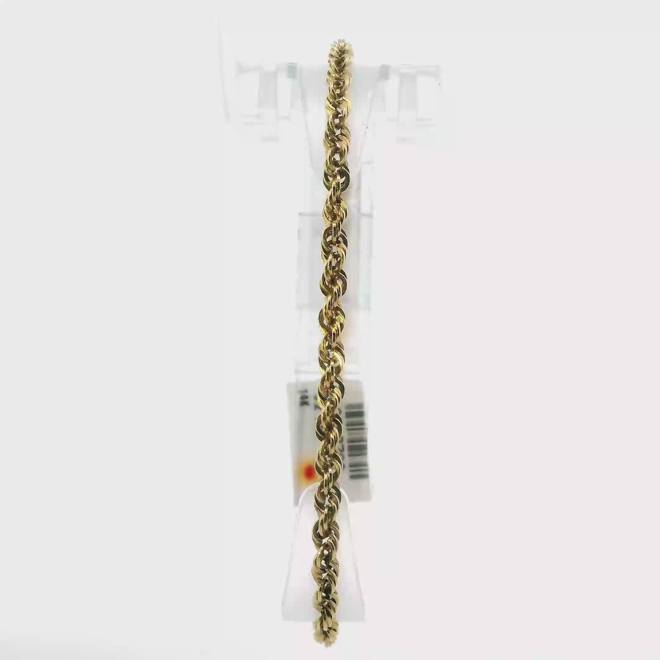 14K Yellow Gold Rope Bracelet