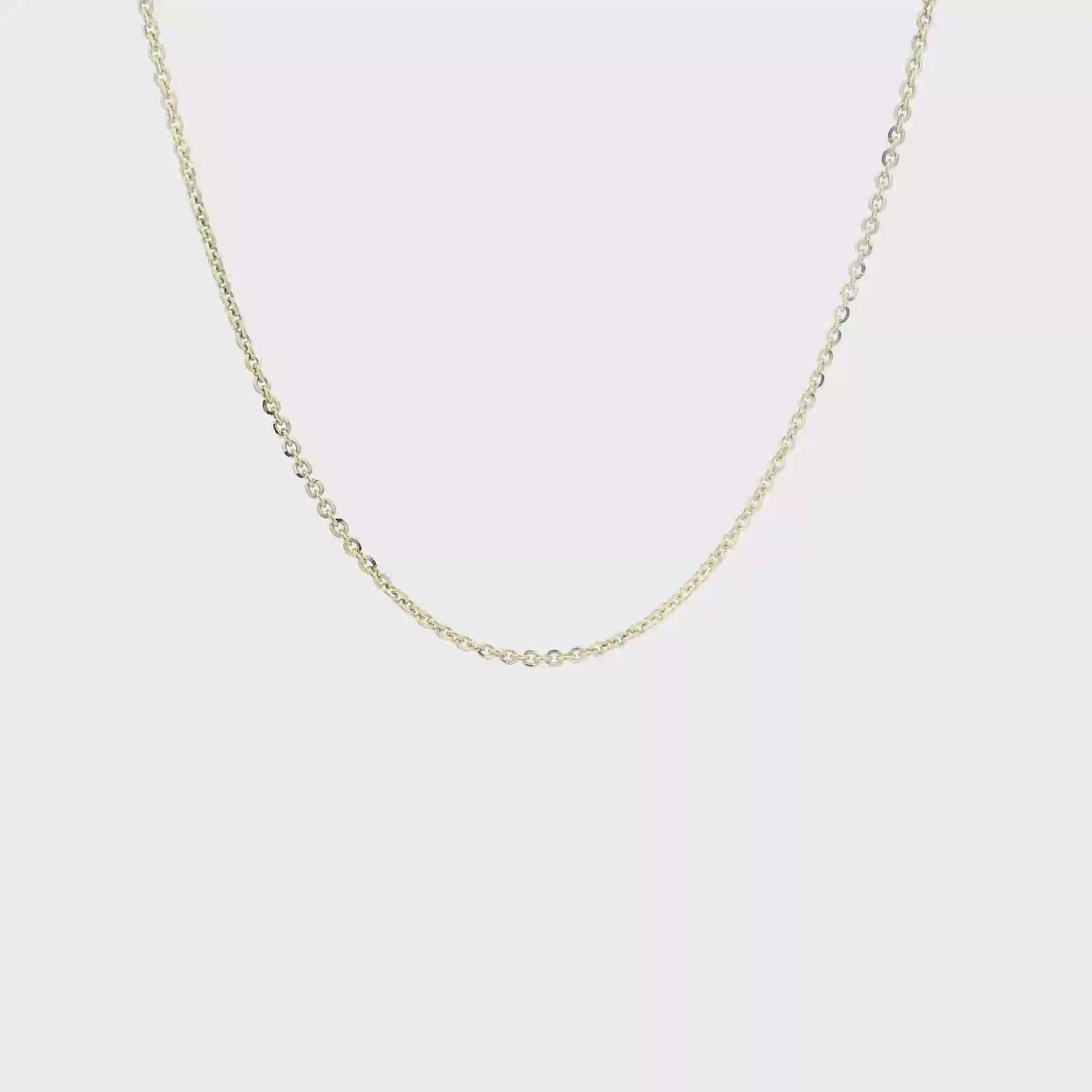 14K Yellow Gold 16
