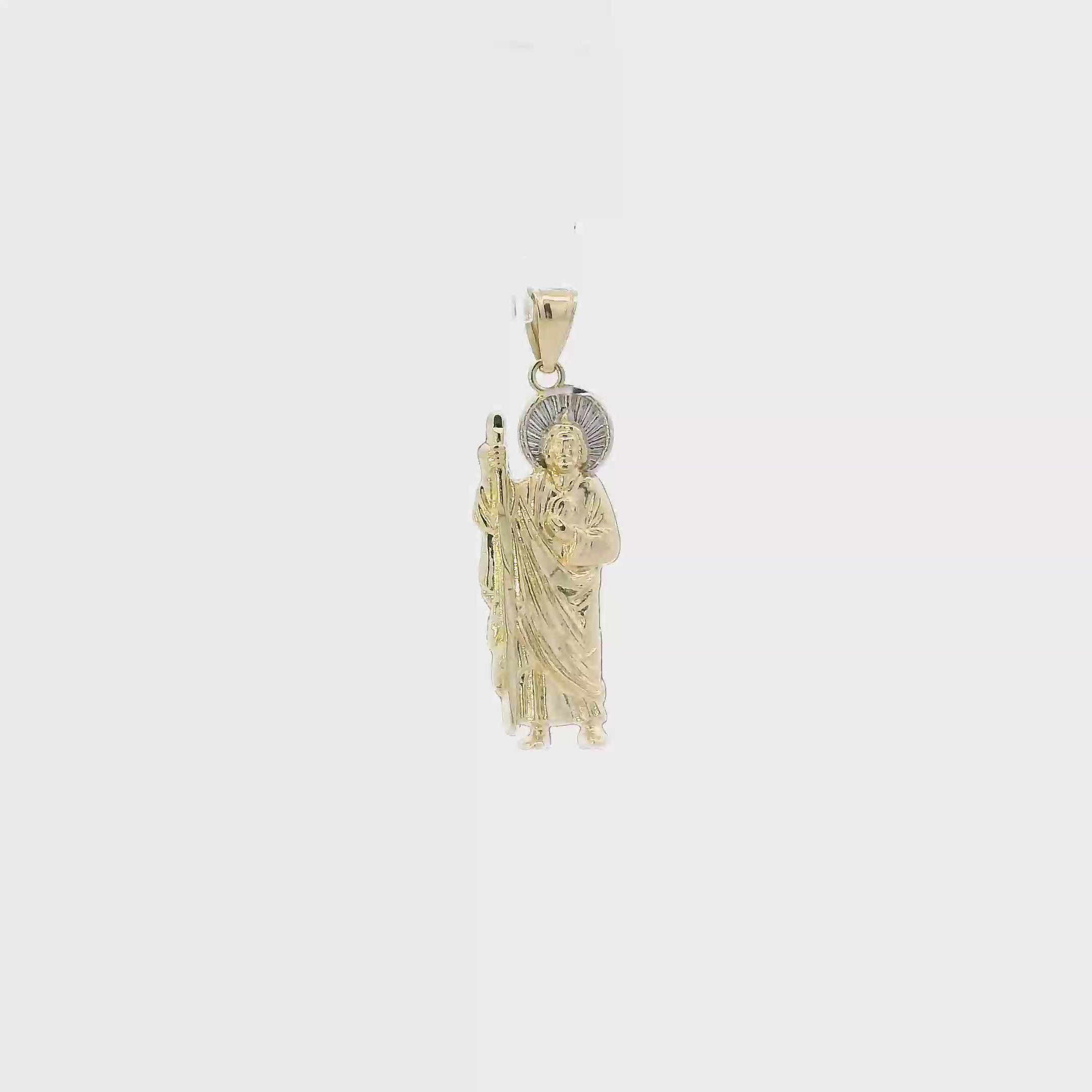 14K Religious Standing Figure Pendant