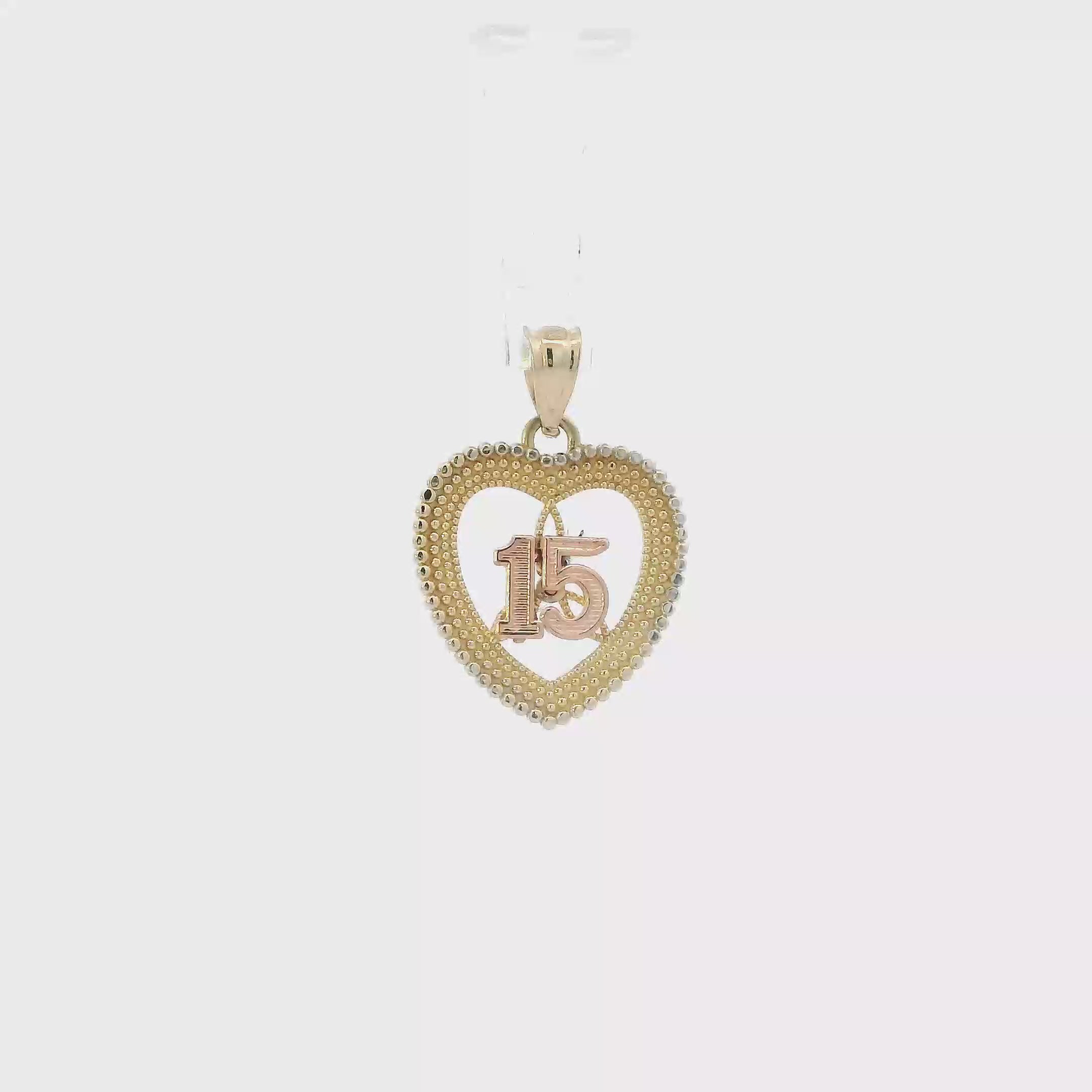 14K Tri Color Gold 
