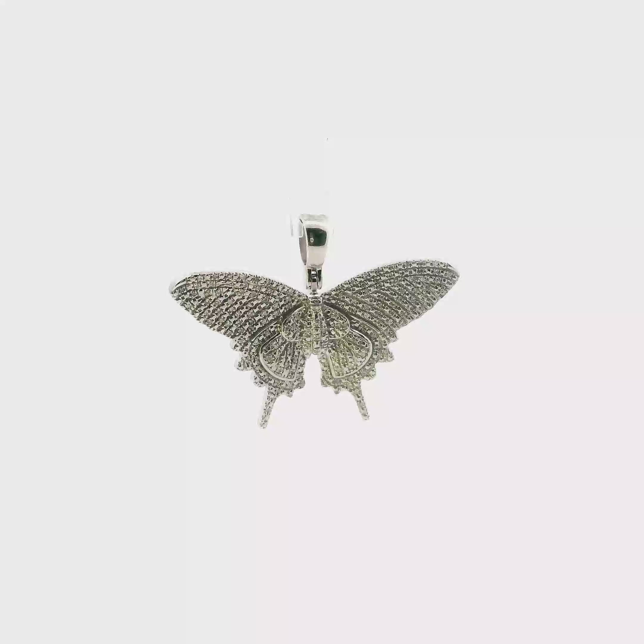Sterling Silver Butterfly Pendant