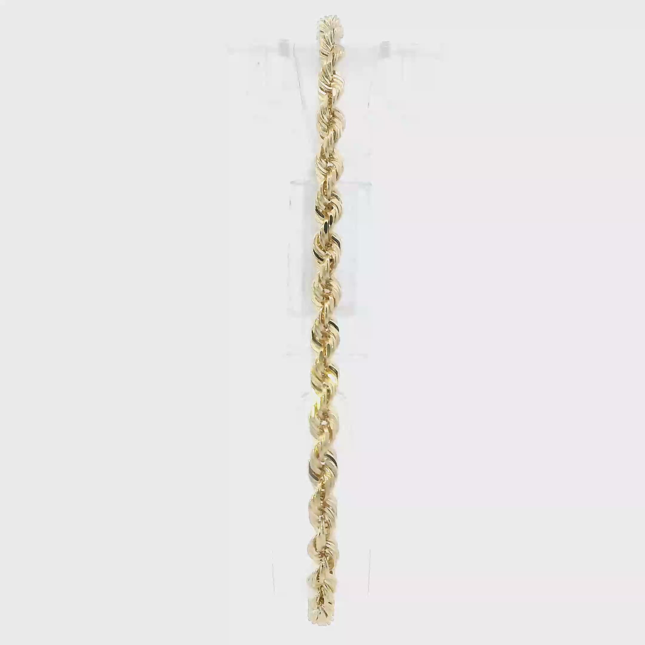 14K Yellow Gold 8