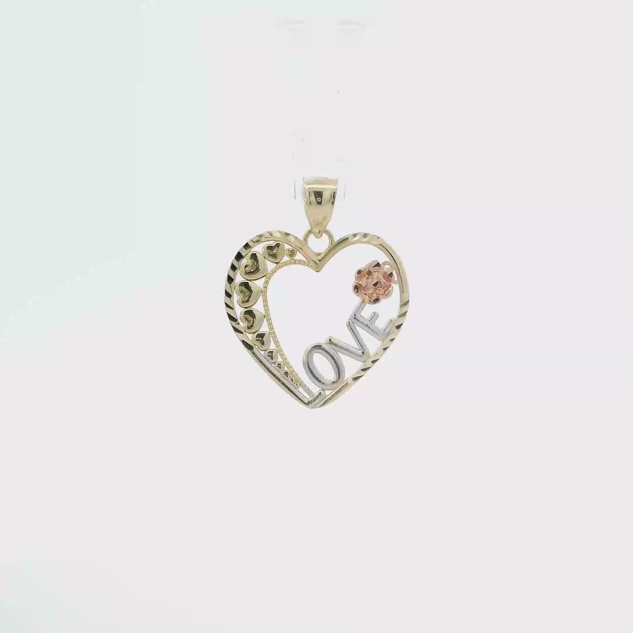 14K Tri Color Gold 