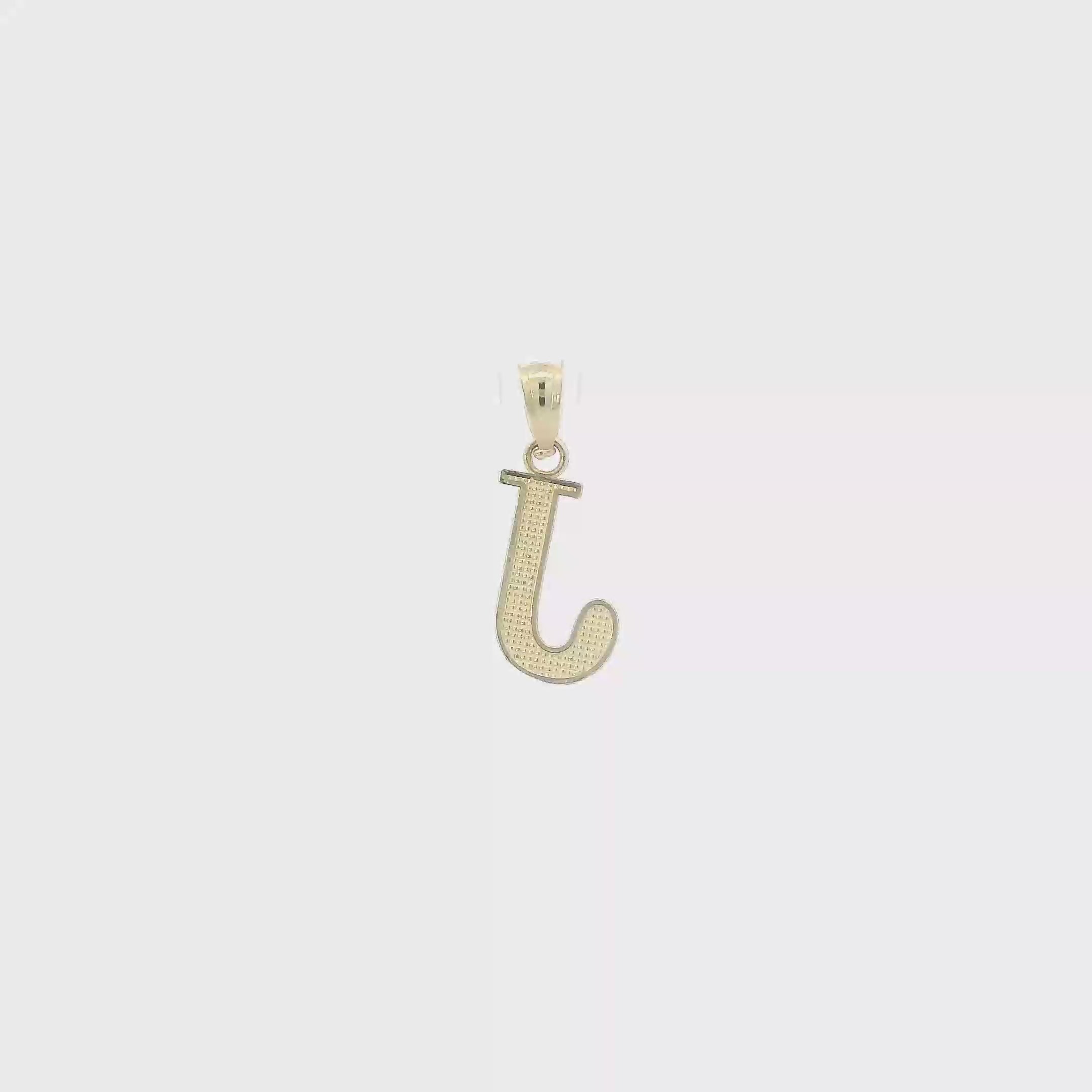 10K Yellow Gold Letter 