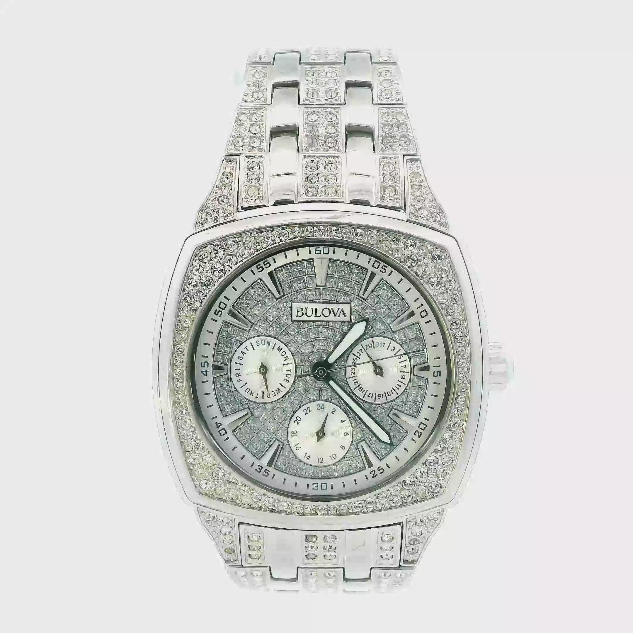 Bulova Chronograph Mens Wristwatch - 96C002