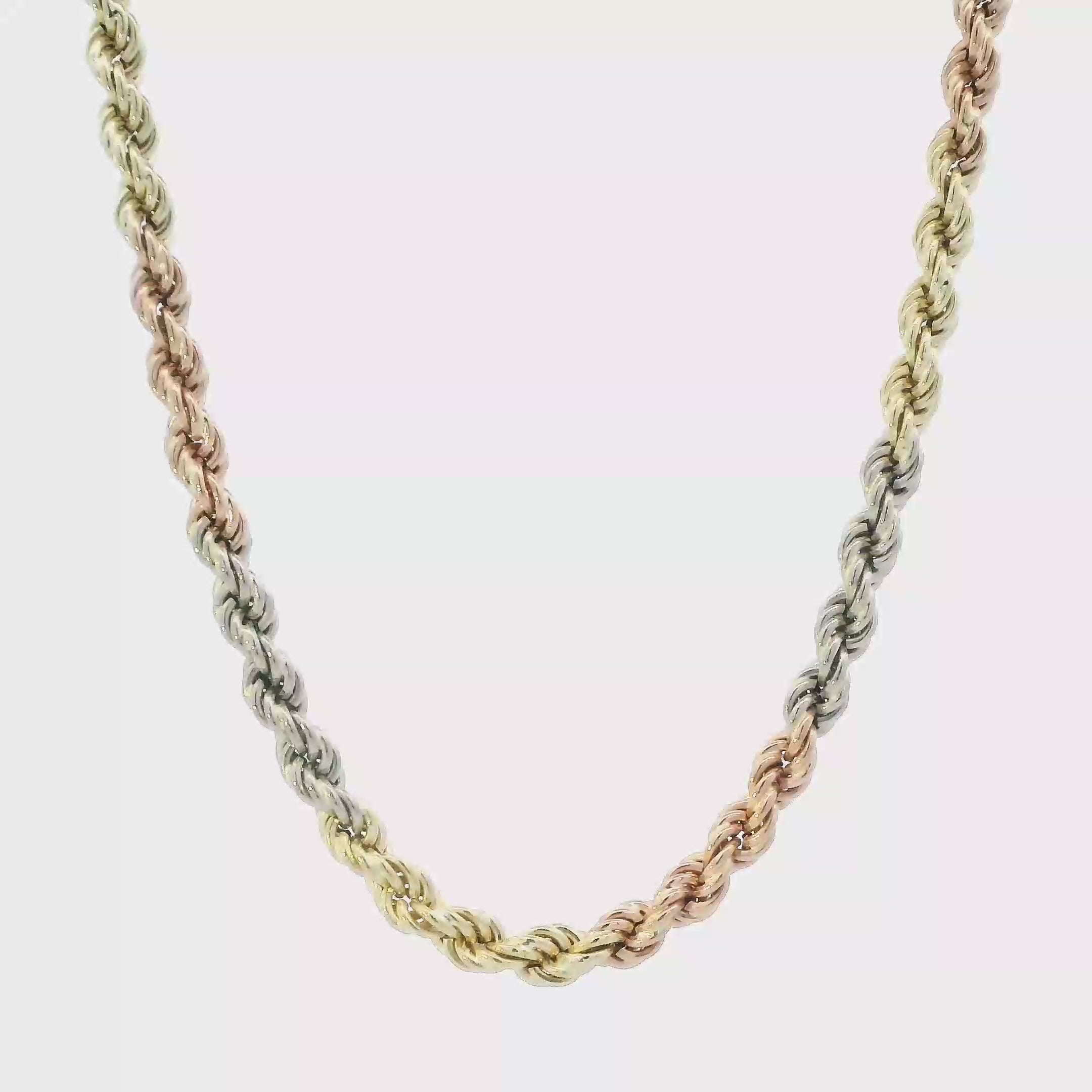 14K Tri Color Gold 23.5