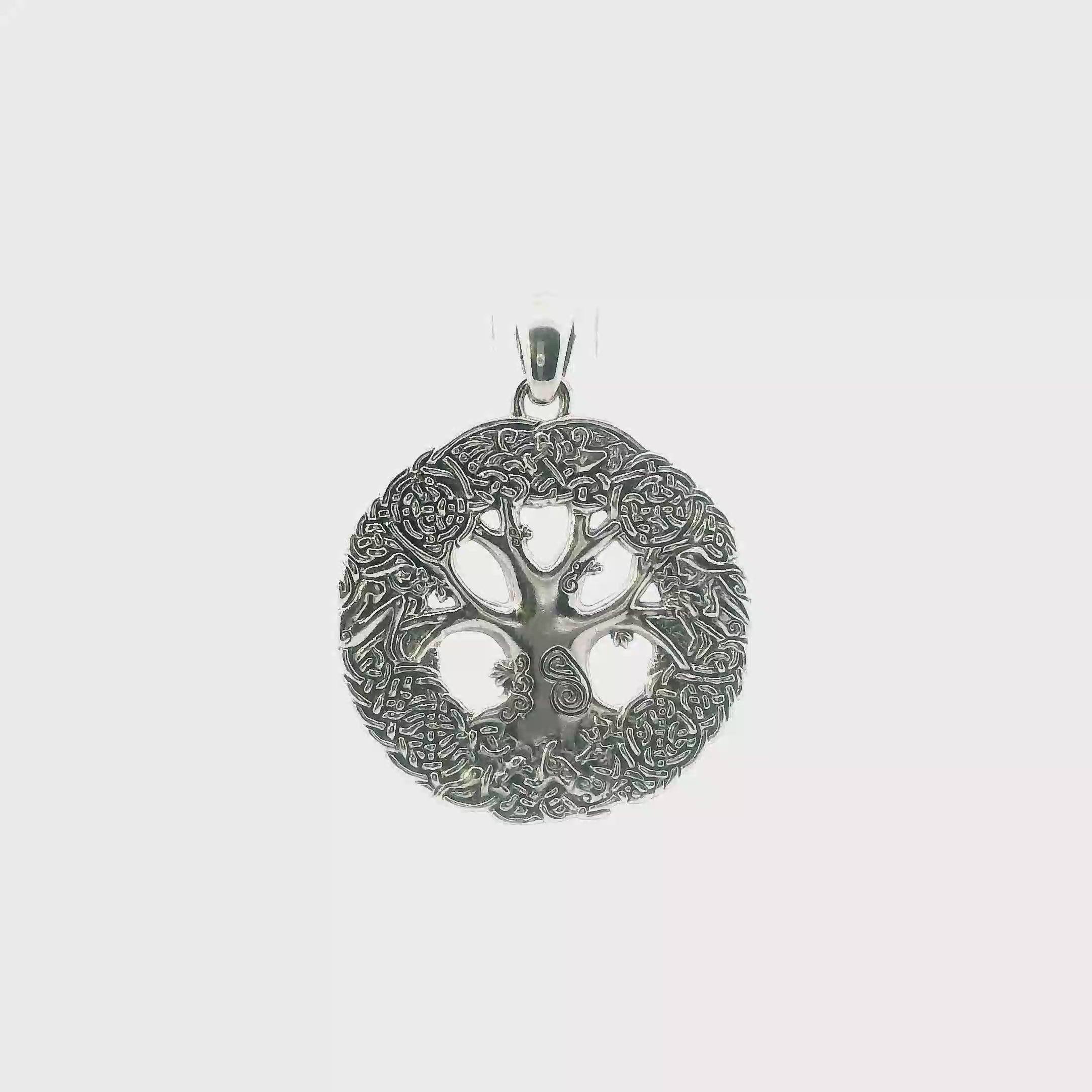 Sterling Silver Celtic Tree Of Life Pendant