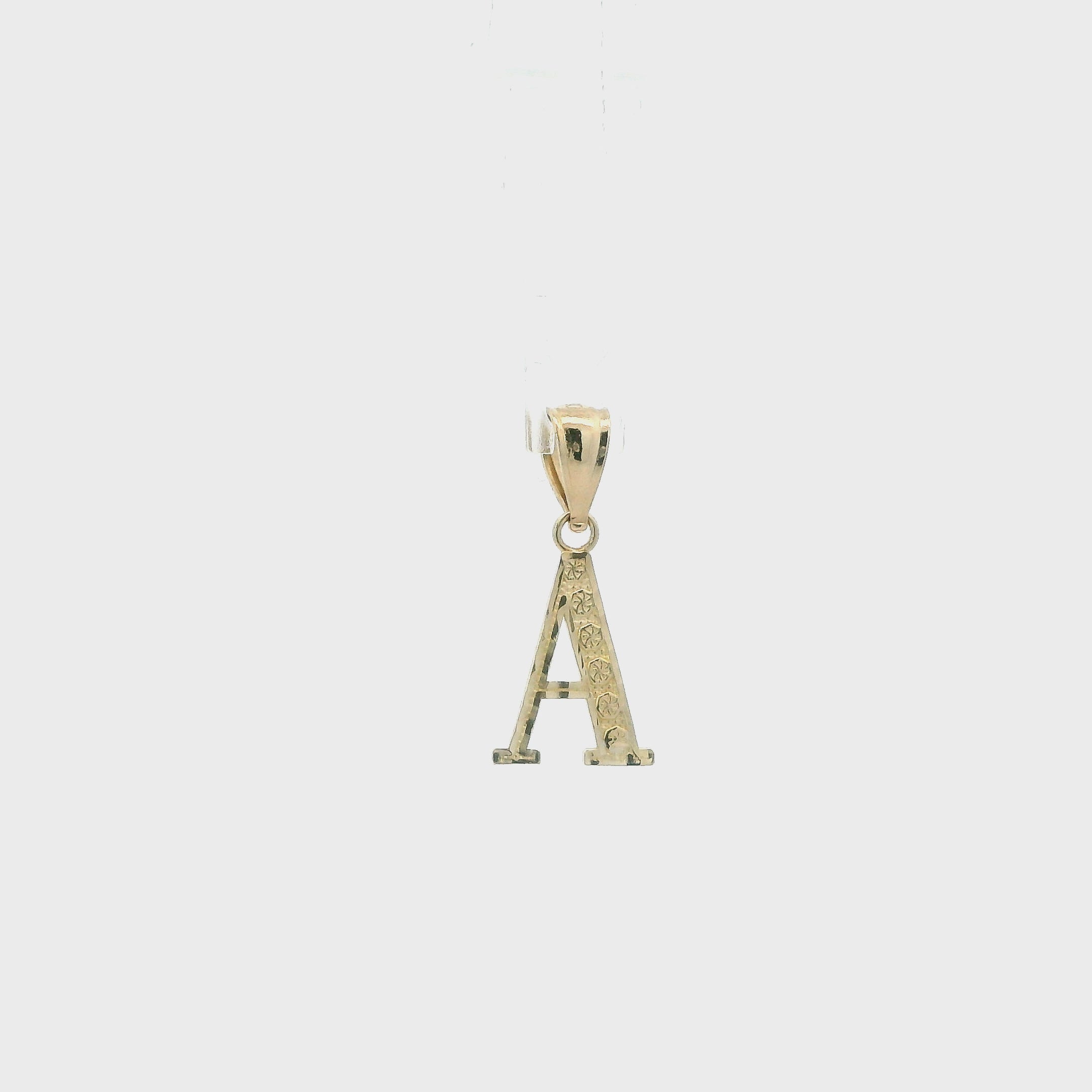 10K Yellow Gold Letter 
