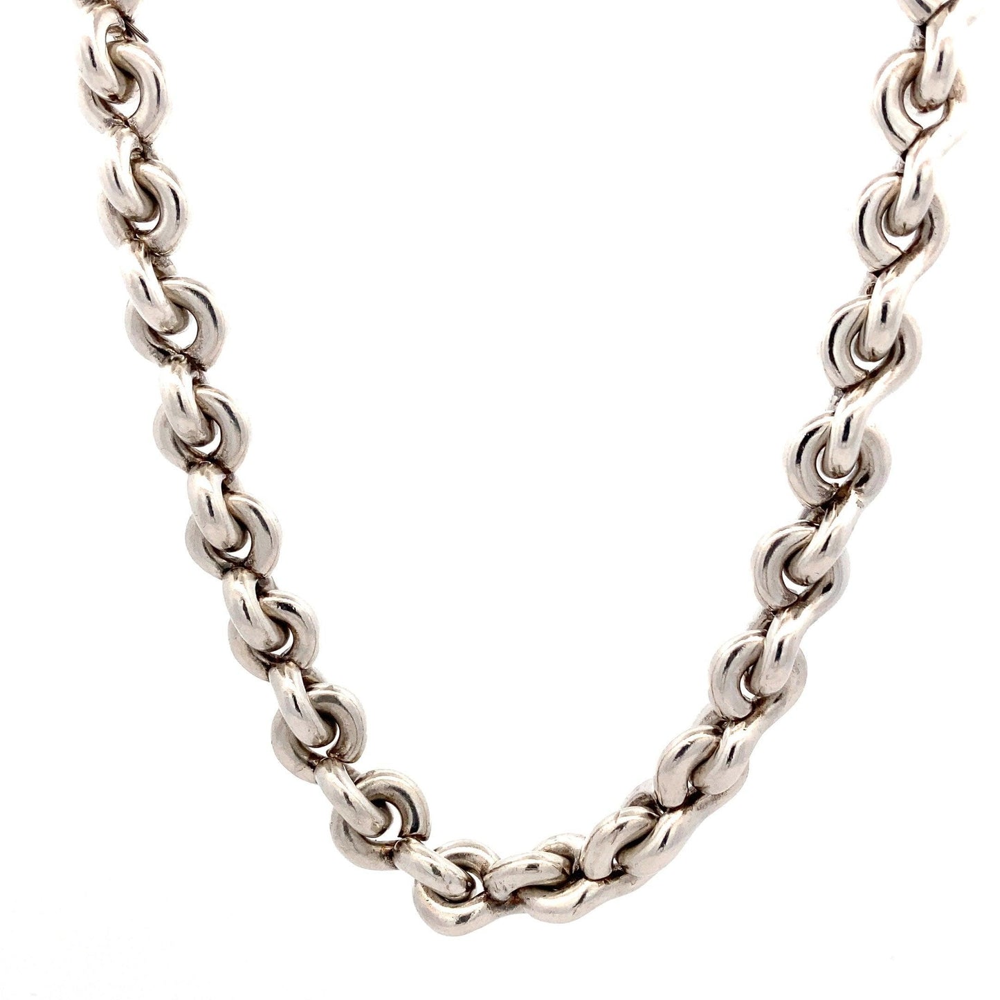 Sterling Silver 16", 7.5MM Linked Chain - ipawnishop.com