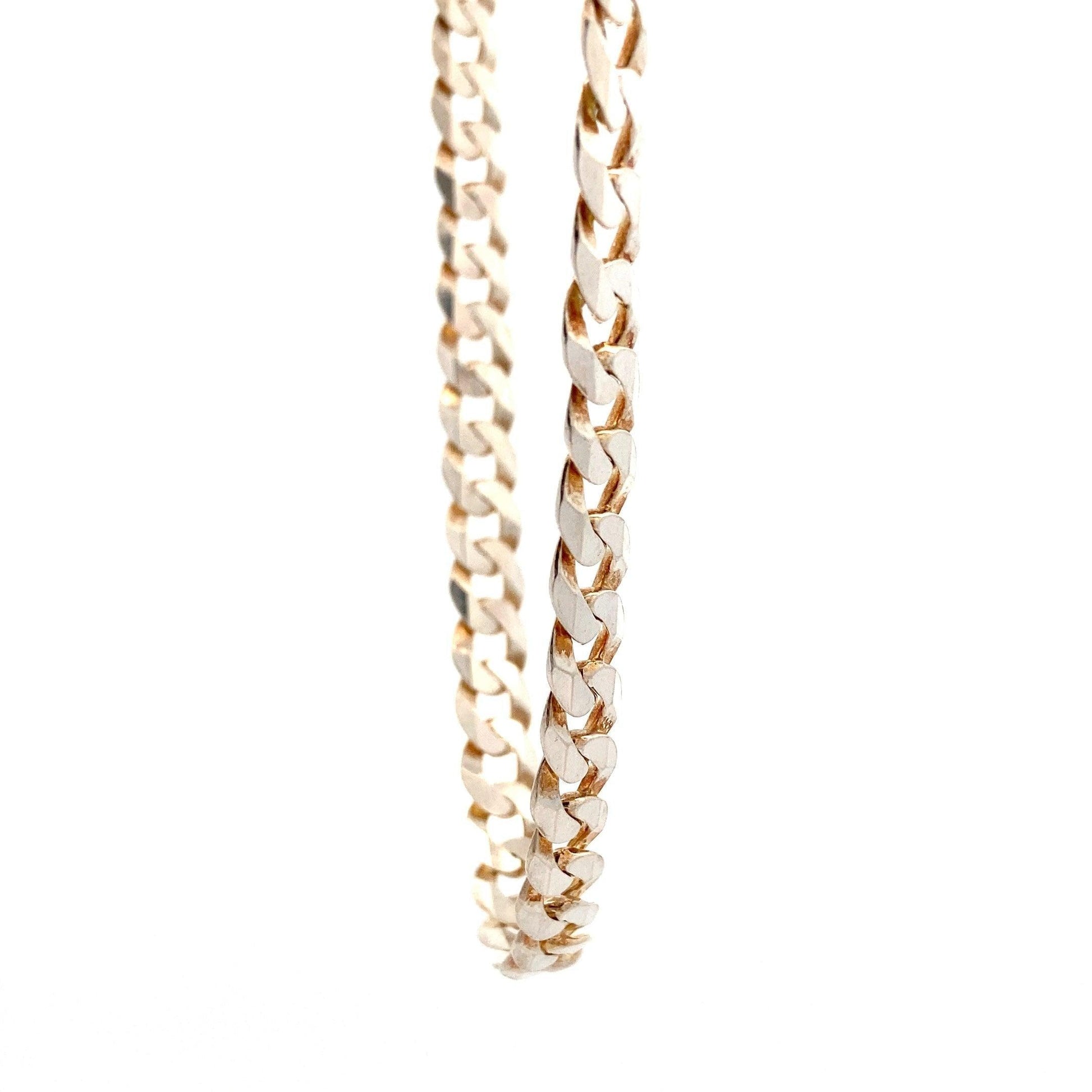 Sterling Silver 22", 8.35MM Curb Chain - ipawnishop.com