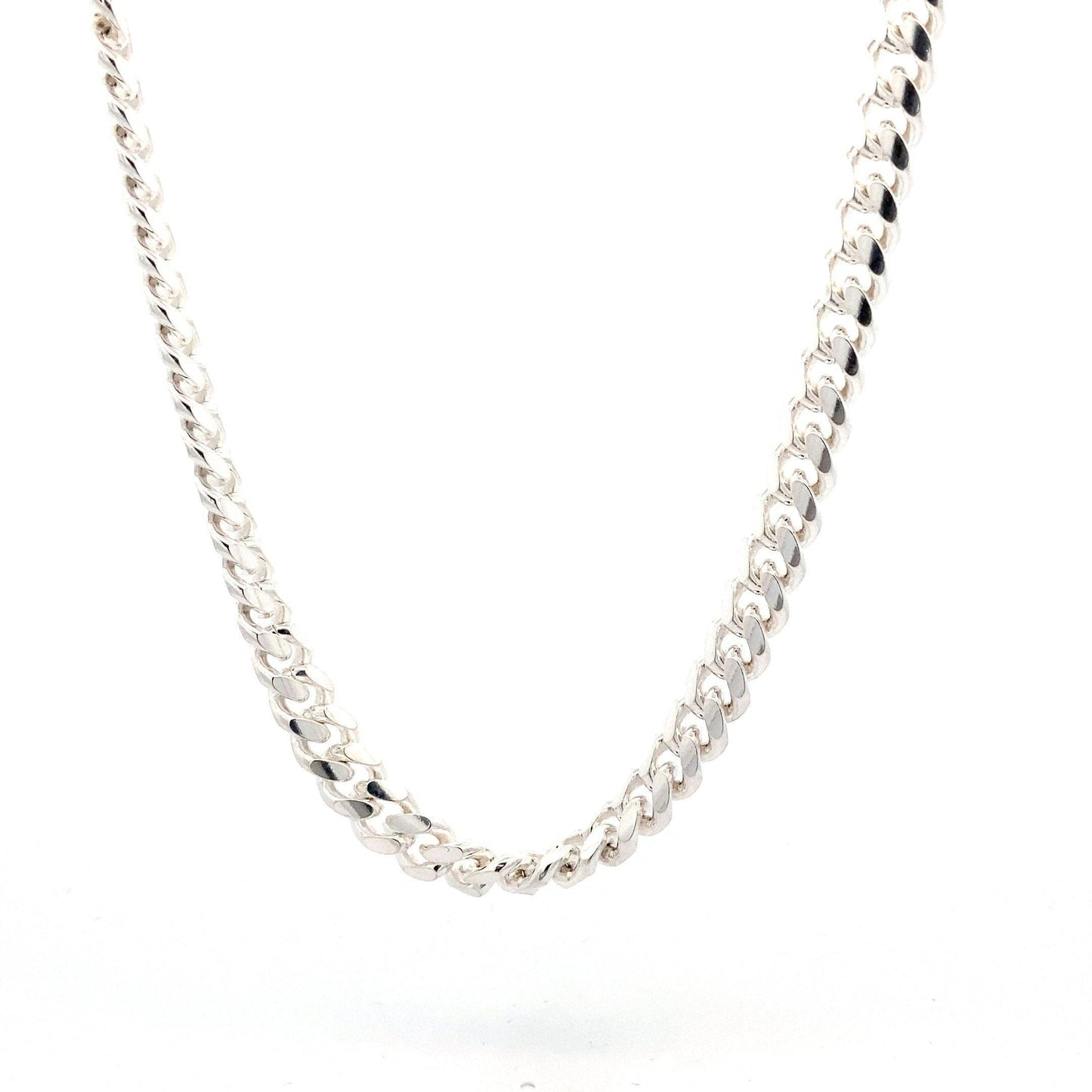 Sterling Silver 22" Miami Cuban Chain - ipawnishop.com