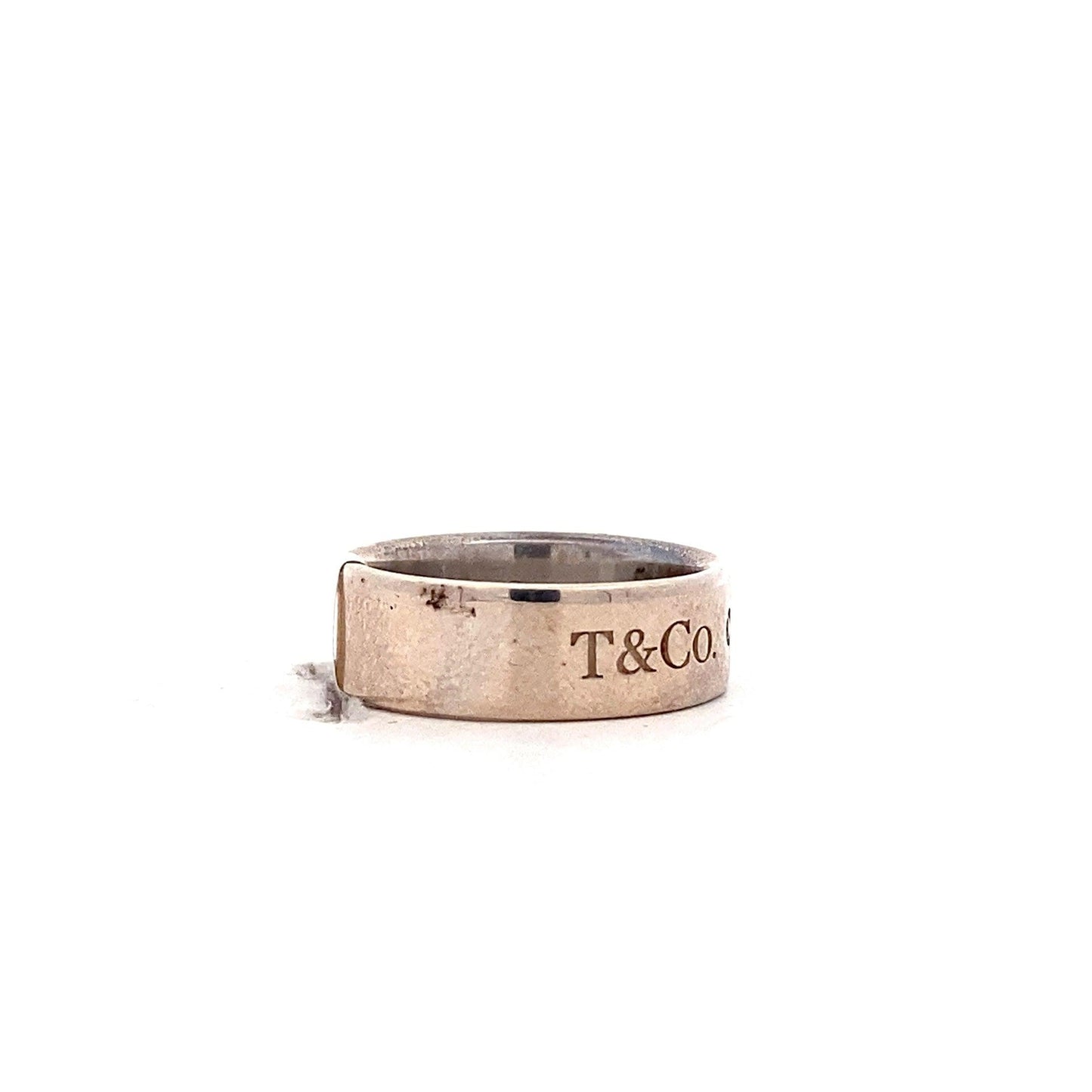 Tiffany & Co. NY Key Hole Ring w/ 2 Diamonds - ipawnishop.com