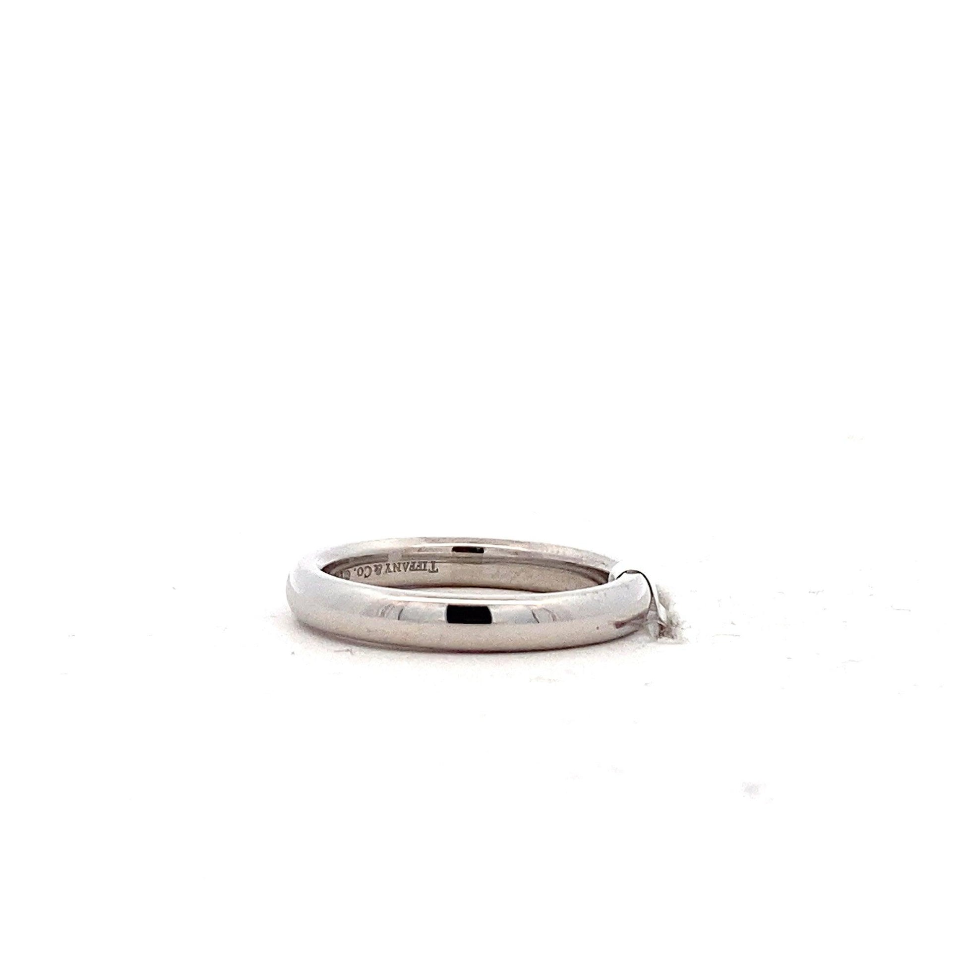 Tiffany & Co. Platinum Smooth 2.6MM Band - Peretti Spain 950 - ipawnishop.com