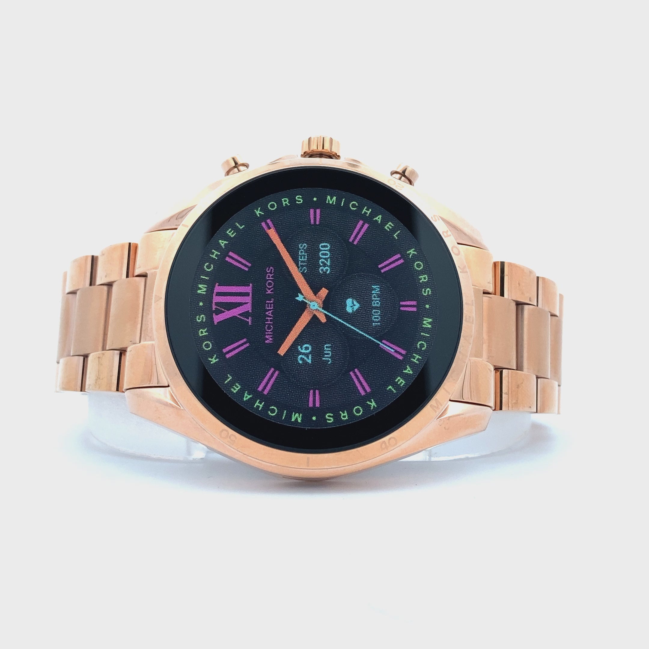 Michael Kors Gen 6 Touchscreen Rose Gold Smartwatch MK75133V